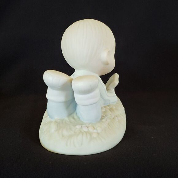 Vtg 1984 Precious Moments “I Love to Tell the Story” Porcelain Figurine PM852 - Picture 4 of 7